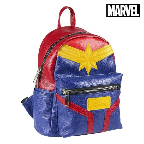 Casual Backpack Captain Marvel 72855 Blue Red Yellow