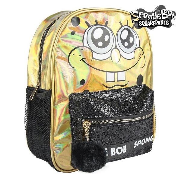 Casual Backpack Spongebob 72721 Golden Black