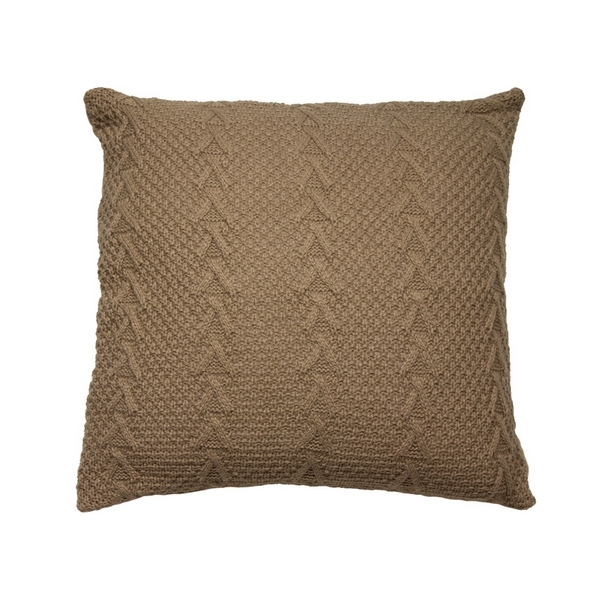 Cushion Stitch Brown (45 X 45 x 10 cm)