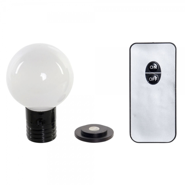 Decorative bauble DKD Home Decor Black LED Magnet Polypropylene (PP) (6 x 6 x 10 cm)