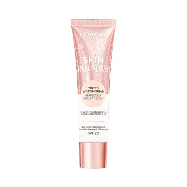Hydrating Cream with Colour Skin Paradise LOreal Make Up SPF20 02 Fair (30 ml)