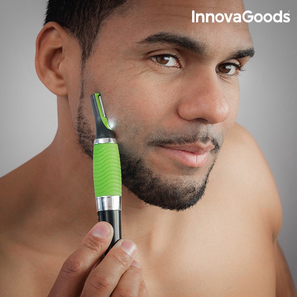 InnovaGoods Electric Micro Precision Hair Trimmer with LED