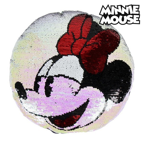 Magic Sequinned Mermaid Cushion Minnie Mouse 74491 (30 X 30 cm)