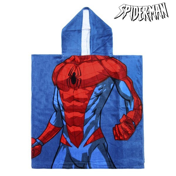Poncho-Towel with Hood Spiderman 74188