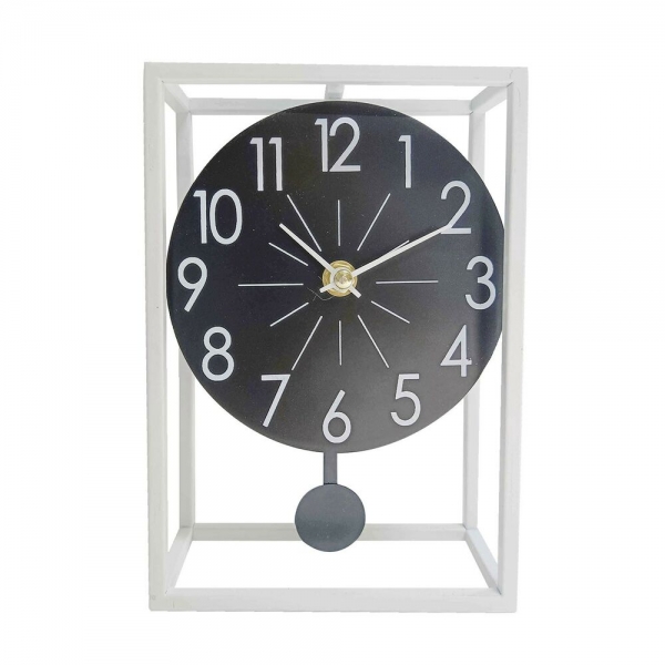 Table clock Metal (6 x 20 x 10 cm)