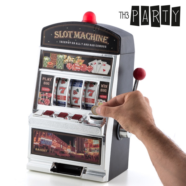 Th3 Party Slot Machine Piggy Bank