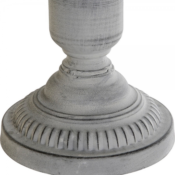 Candle DKD Home Decor Grey Metal (39 x 28 x 55 cm)