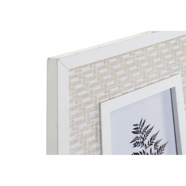 Photo frame DKD Home Decor Crystal Wood Boho (21.5 x 1.8 x 26.5 cm)