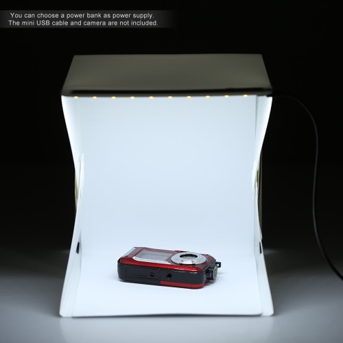 Foldable Portable Mini Photography LED Lightbox Studio