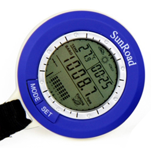 Sunroad SR204 Mini LCD Digital Fishing Barometer Altimeter Thermometer Waterproof Multi-function